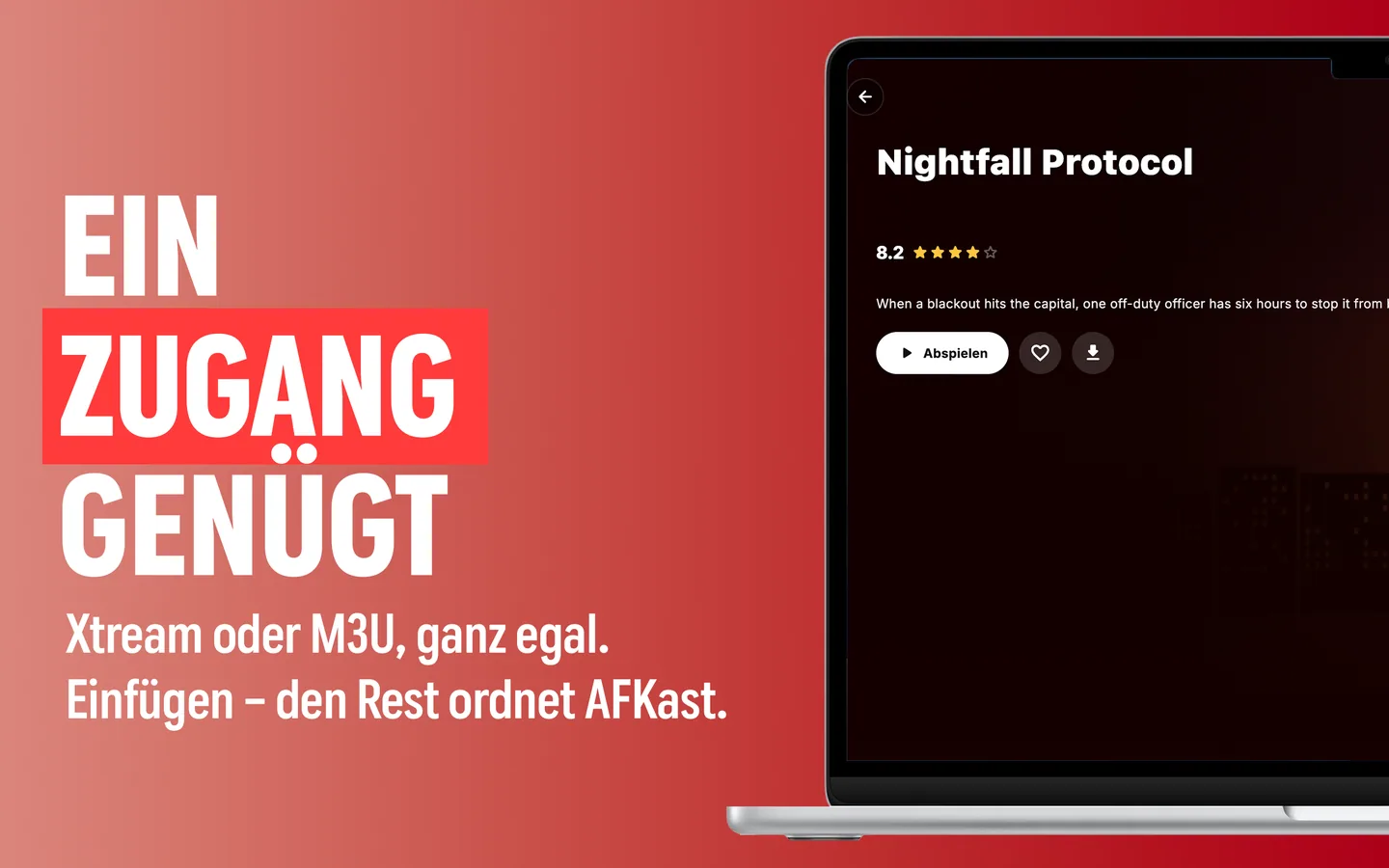 AFKast macOS Desktop Live TV & EPG Guide